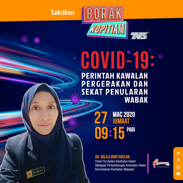 COVID 19 Perintah Kawalan Pergerakan Sekat Penularan Wabak Borak Kopitiam TV3