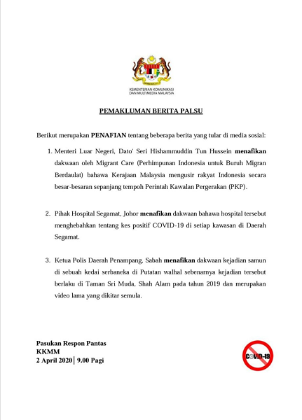 Pemakluman Berita Palsu 2 April 9 pg