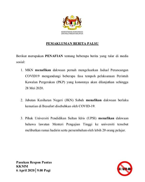 Pemakluman Berita Palsu 6 April 2020 9 pg