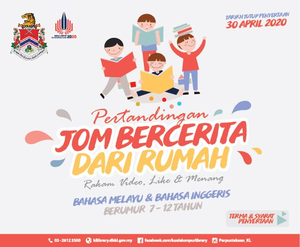 Pertandingan Jom Bercerita dari Rumah Perpustakaan KL 1