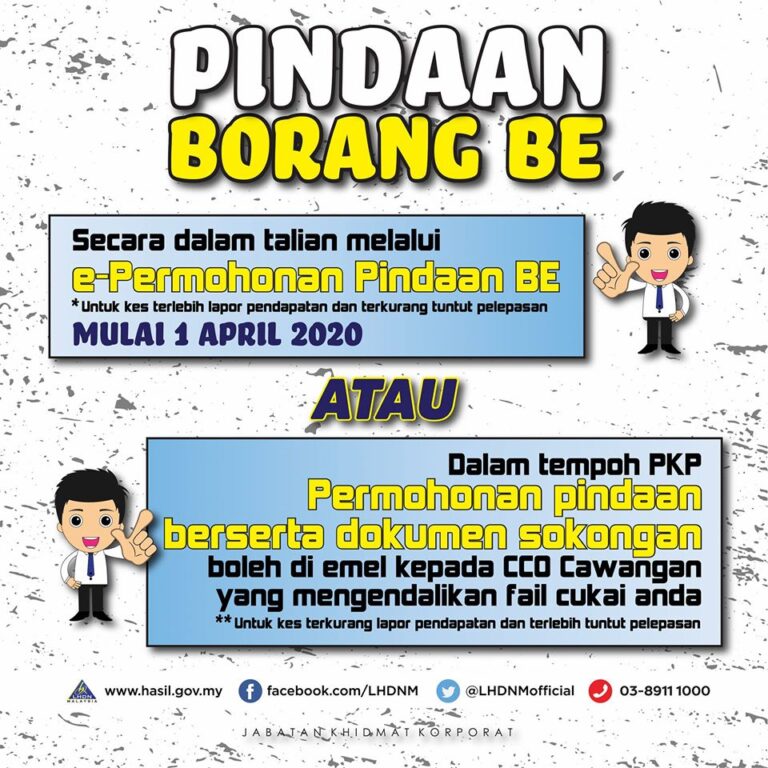 Pindaan Borang BE