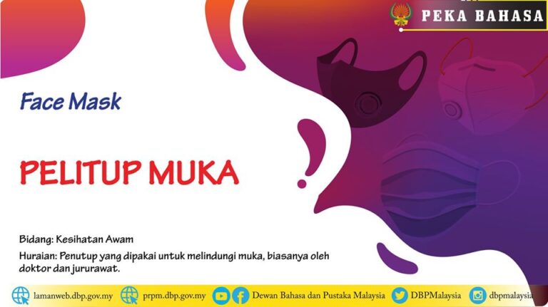 Peka Bahasa Pelitup Muka