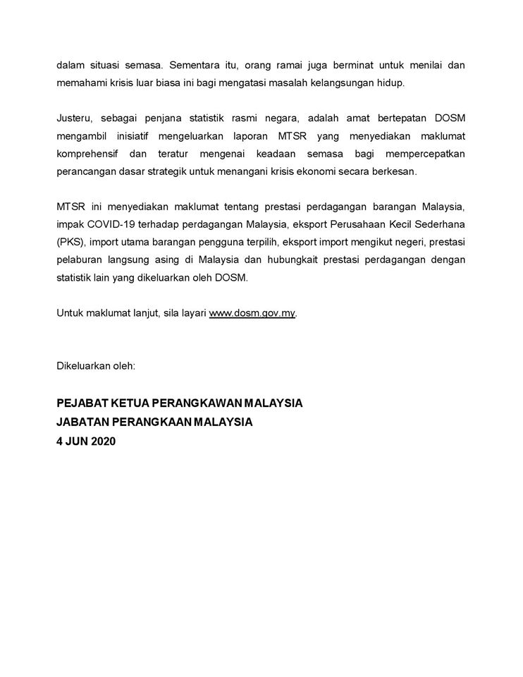 MALAYSIA TRADE STATISTICS REVIEW 2