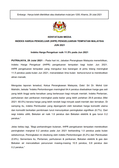 1INDEKS HARGA PENGELUAR MALAYSIA JUN 2021