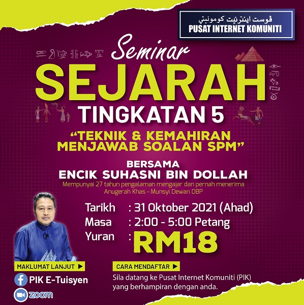 Seminar SPM 2021 SEJARAH