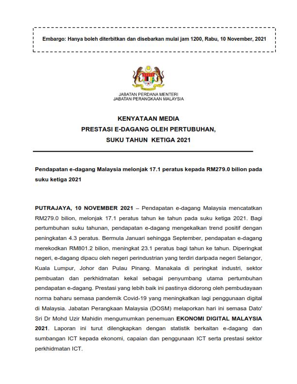 1PRESTASI EKONOMI DIGITAL MALAYSIA 2021