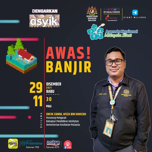 Awas Banjir 29 Disember 2021 11.30 pagi