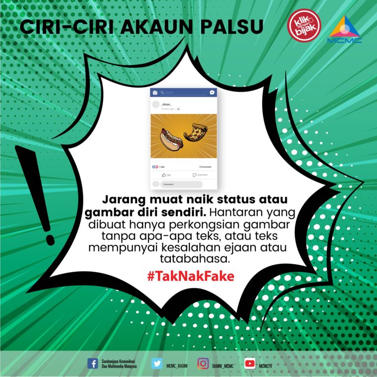 Ciri Akaun Palsu 3