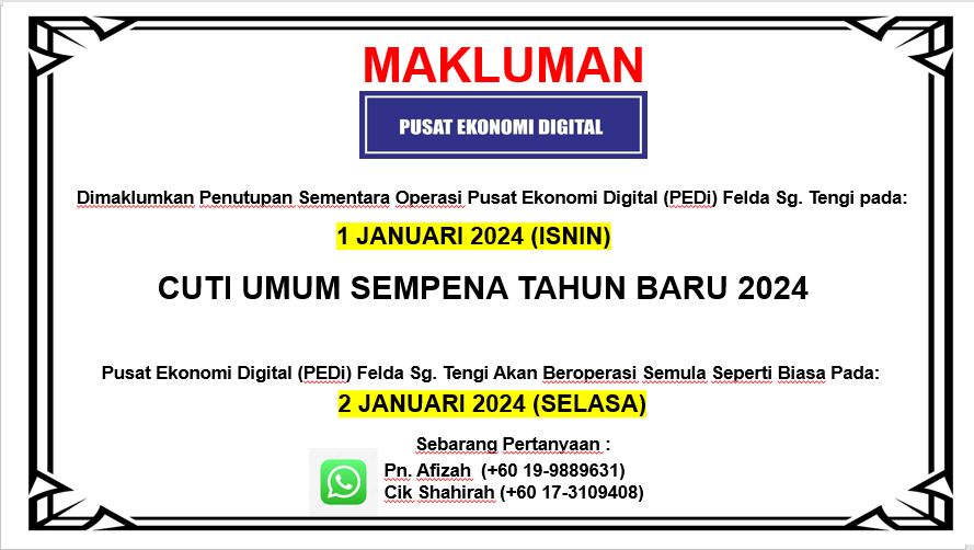 cuti umum tahun baru